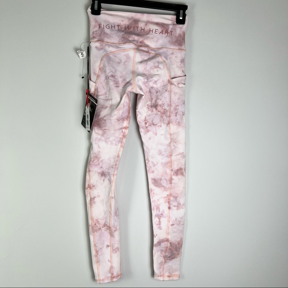 Good hYOUman leggings womens pink marble size XS - Picture 4 of 8